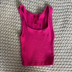 SKIMS Vibrant Pink Tank Top
